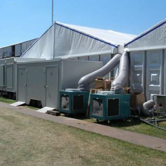 Verhuur van airconditioners met een hoog vermogen